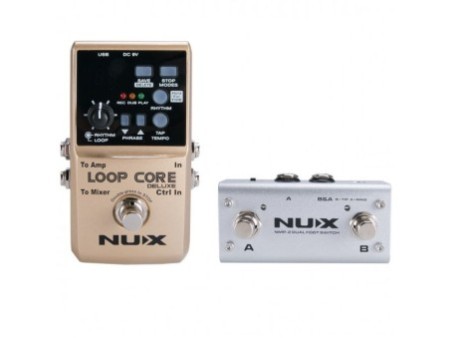 Nux Loop Core Deluxe Bundle Loop Core Deluxe + NMP2 dual footswitch