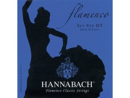 Hannabach 827 HT High tension flamenco classic Set di Corde per chitarra flamenco