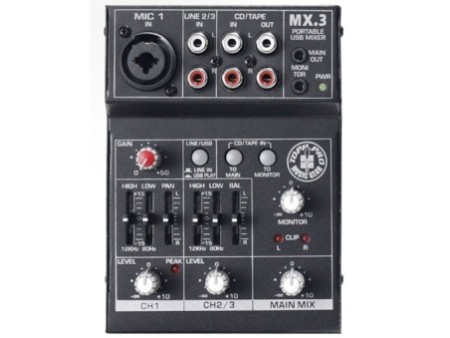 Topp Pro MX3 Mixer analogico 3 canali