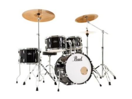 Pearl RS585BC/C31 Batteria acustica ROADSHOW 5pz cassa 18" JET BLACK 31