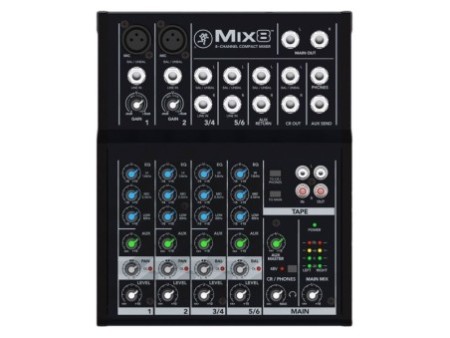Mackie Mix8 Mixer compatto a 8 canali