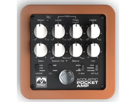Palmer MI POCKET AMP ACOUSTIC Preamplificatore per strumenti acustici